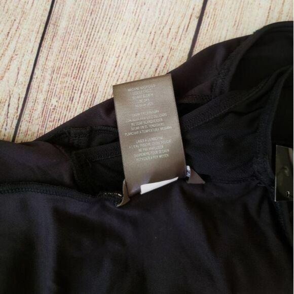 Vince Camuto Scalloped Mesh Inset Cut-Out Back One-Piece Swimsuit - Picture 12 of 12